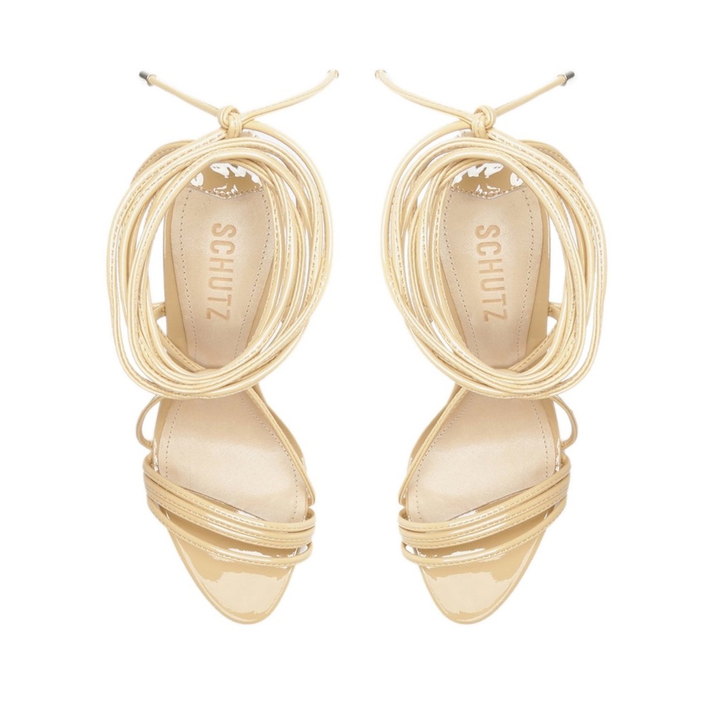 SCHULTZ LACE UP HEELED SANDAL
